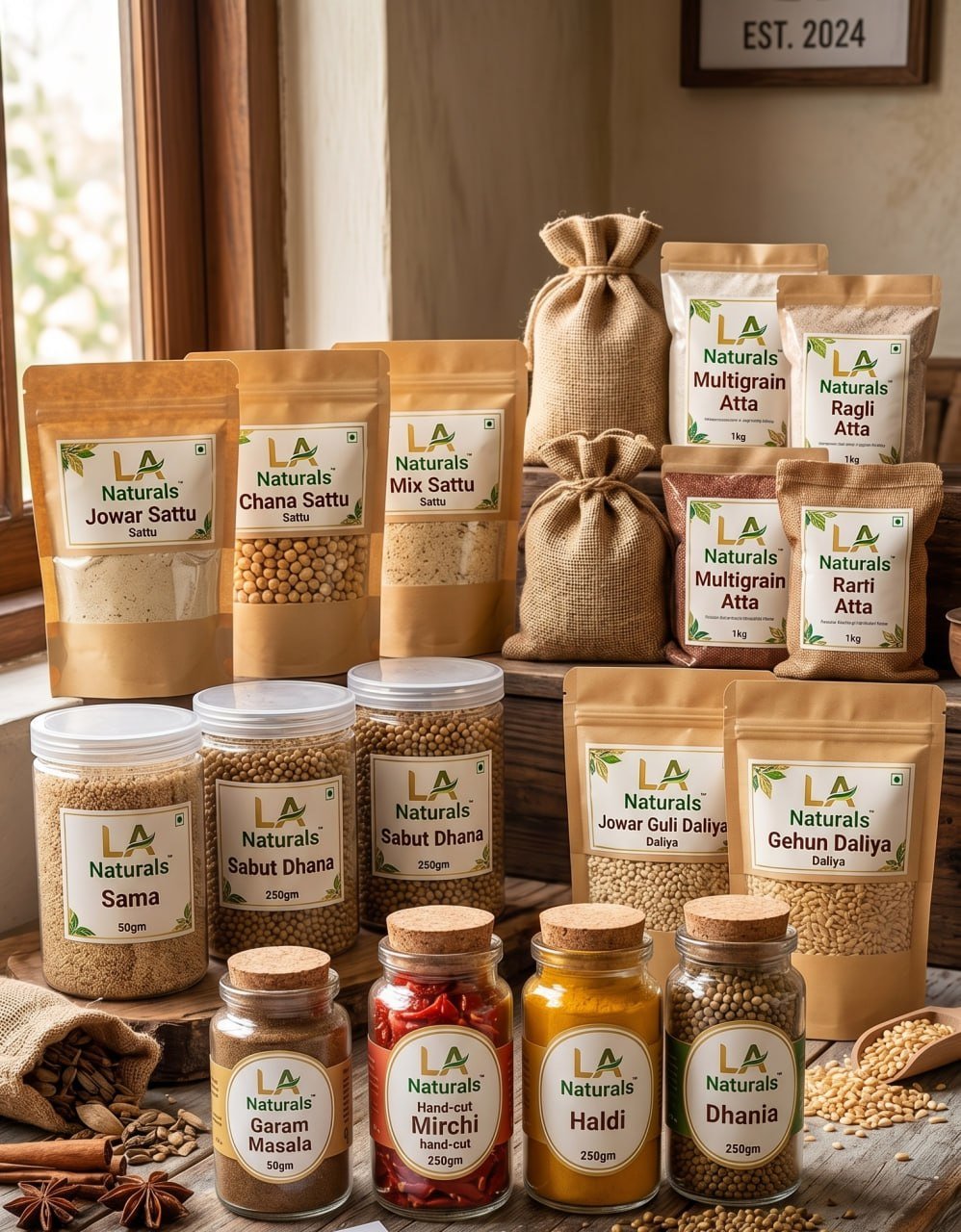 La Naturals organic products range